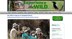 Desktop Screenshot of experiencethewild.com.au